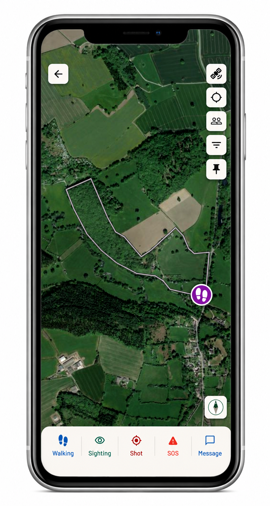 STALK-IT live map screenshot